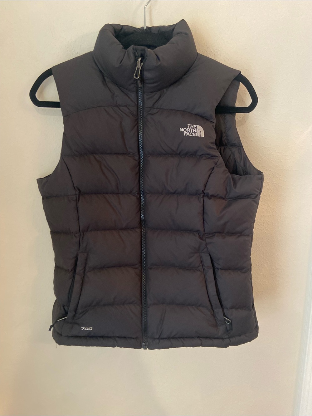 The North Face Women's Nuptse 700 Fill Down Puffer Vest Black Size Small